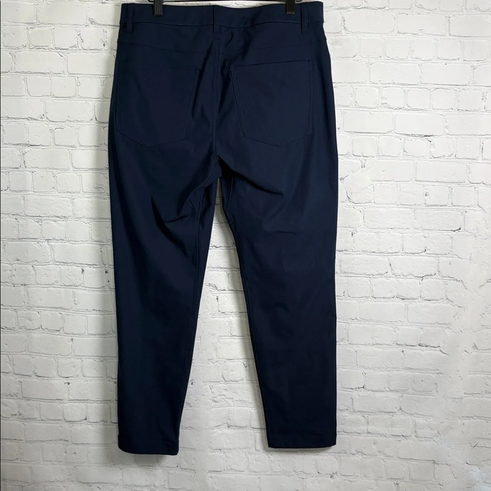 LULULEMON Men's ABC Slim-Fit Warpstreme Navy Pant size 32 - Picture 4 of 7